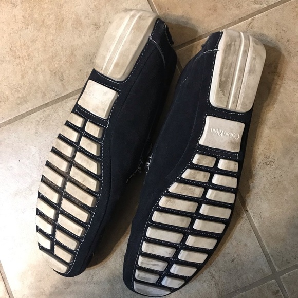 ?Calvin Klein Navy Suede Loafer main image 3